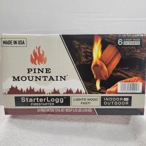Pine Mountain Starterlogg Firestarter - Pack of 24